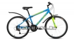Велосипед 24 FORWARD ALTAIR MTB HT (18ск, рама 14сталь,пласт.крылья, вилка ход 30мм.) синий