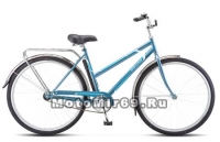Велосипед 28 ДЕСНА ВОЯЖ Lady (1ск.,рама сталь 20, торм.зад.ножной) голубой
