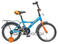 Велосипед 16'' NOVATRACK ASTRA (1ск,защита А-тип, крылья и багажник хром) синий