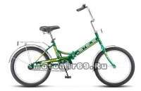 Велосипед 20'' STELS PILOT-410 (складной,1ск,рама сталь15, 13,5 ,торм.ножной,багаж,зв)