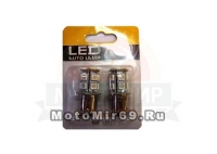 Лампа светодиодная (13 диодов) LED цоколь 1156 P21W 12V. 1-конт, поворотники, стоп сигнал,красная