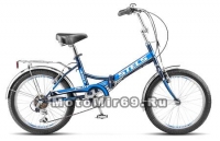 Велосипед 20'' STELS PILOT-450 (складной, 6ск,рама сталь 13,5,15,торм.ножной,багаж,насос,звонок)
