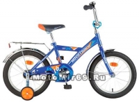 Велосипед 12 NOVATRACK TWIST (1-ск, тормоз нож.,крылья цвет,багажник хр) 117055 синий