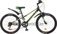 Велосипед 24'' NOVATRACK EXTREME (6ск,МТВ,рама ст.10,TY21/RS35/TZ21, V-brake) 117110 черный