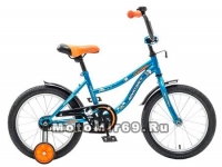 Велосипед 16'' NOVATRACK NEPTUNE (защита А-тип, короткие крылья,нет багажника) 133920 синий