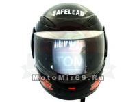 Шлем интеграл Safelead LX-908 (619) E05 BLACK, TB-SILVER размер L,M,S,XL