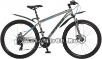 Велосипед 27,5 STINGER GRAPHITE D (рама 16, 18, TY500/TY300/TS38) серый