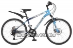 Велосипед 24 STINGER CAIMAN D (18 ск, рама 14, торм.мех.диск,TZ30/TY21/RS35) синий 117364