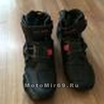 Ботинки мото облегченные, низкие, черные, р-р 47 (44-45) (A09001)