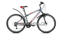 Велосипед 26 FORWARD SPORTING 1.0 (18ск, рама 17сталь,торм.V-Brake) синий, серый