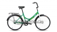 Велосипед 24 FORWARD ALTAIR CITY (складной,1ск,рама 16,ал.обода, багажник, усиленная рама) зеленый