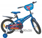 Велосипед 16 NOVATRACK FLIGHTINE (тормоз нож., крылья и багажник хром) синий
