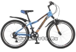 Велосипед 24 STINGER BOXXER (21ск,рама ал.хард14,торм.мех.диск,TZ30/TY21/TS-38) синий