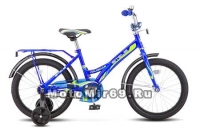 Велосипед 16 STELS TALISMAN (1ск.,рама 11,задн.ножной торм,звонок,доп.колеса) синий