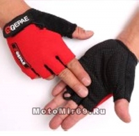 Перчатки QG-035 без пальцев, красные
