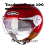 Шлем открытый YM-611 YAMAPA, размер S, (типа крутой пилот, контурный визор) (NEW !!!)