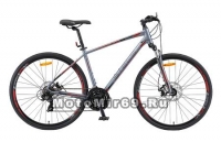 Велосипед 28 STELS Cross-130 MD Gent (горный гибрид,24ск,рама 17,20,торм.обод.(V-Brake),арт 010