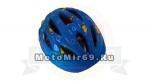 Шлем вело детский CIGNA WT-021, размер M,L (синий, рисунок рыбка)