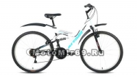 Велосипед 24 FORWARD ALTAIR MTB FS (2х подвес,18ск,рама сталь 14,торм.V-Brake)