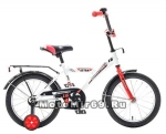 Велосипед 14'' NOVATRACK ASTRA (1ск,защита А-тип,крылья и баг. хром) 133903 белый