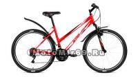 Велосипед 26 FORWARD ALTAIR MTB HT 2.0 Lady (18ск, рама 15,17, сталь,пласт.крылья) красный