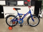 Велосипед 14 NOVATRACK TWIST (1ск,тормоз нож, крылья цвет, багажник хром.) 117033 синий