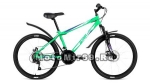 Велосипед 24 FORWARD ALTAIR MTB HT 3.0 Disc (18ск, рама 14сталь,пл.крыл., вилка ход 30мм.) св. зел
