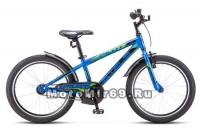 Велосипед 20 STELS PILOT-200 Gent (1ск,рама ал.11,задн.ножн.торм,перд.торм.V-br) синий