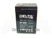 Аккумулятор герметичный 6В 6 А/ч, AGM (Delta DT 606) для электро машинок (70x47x101)