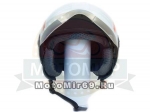 Шлем открытый Safelead LX-221 колобки с доп. стеклом мат. черный размер XL