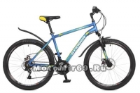 Велосипед 26 STINGER ELEMENT D (18ск,рама ал.16, 18, 20l,торм.диск.мех. TZ30/TY21/TS38) синий