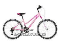 Велосипед 24 STINGER LATINA (21ск,рама 14алюм.спл., TZ30/TY21/TS-38) розовый